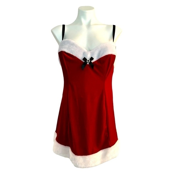 CINEMA ETOILE Red Velvet & Sherpa Santa Babydoll Size 2X NEW Christmas Santa - Picture 3 of 8